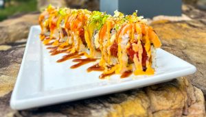 Try a variety of types of sushi rolls at Shogun