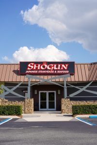 Dining at Shogun Japanese Steakhouse