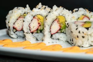 Maki rolls are a classic form of sushi you may find on a sushi menu.